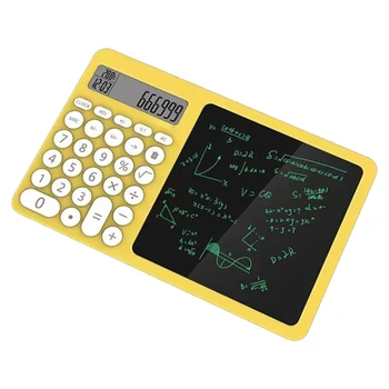 B95D Nešiojamas LCD Rašymo Lenta su Integruota Skaičiuoklė dėl Skaičiavimo Matematika