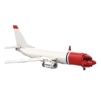 SS norvegijos Aiplane 737-800 Orlaiviais Blokai Nustatyti aukštųjų Technologijų Keleivinį Lėktuvą Modelis Žaislai Vaikams, Vaikų Gimtadienio Dovanos