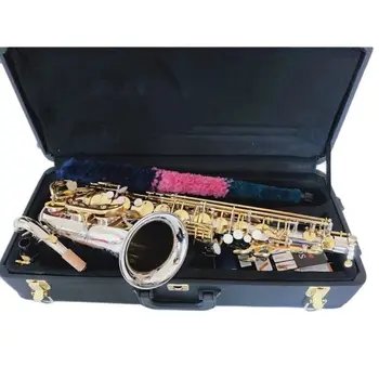KALUO LIN Užsakymą Alto Saksofonas E. Butas Muzikos Instrumentas, Geriausios Kokybės Saksofonas sidabrą, Padengtą Atveju