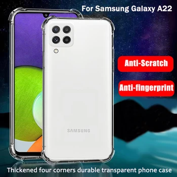 Samsung Galaxy A22 Mobiliojo Telefono dėklas Originalus Galaxy 22 Antishock Coque 