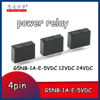 Originalus autentiškas G5NB-1A-E-5VDC 12VDC 24VDC grupę paprastai atidaryti 4-pin maitinimo relės