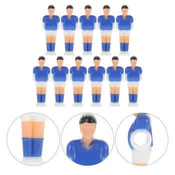 11 Vnt Priedai Futbolo Mašina Grotuvas Lėlės Plastikiniai Stalo Futbolo Žaidėjai