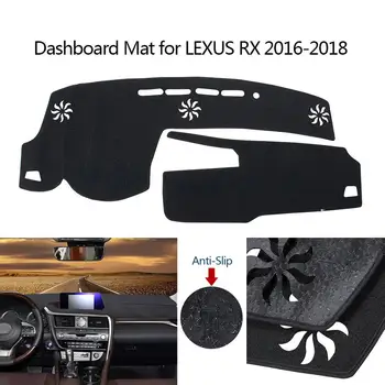 Jaučiausi Brūkšnys Kilimėlis LEXUS RX 2016-2018 su Head-up Display priešslydžio Sistema Skydelio Dangtelį galiniu langu Sun Shield Raštas