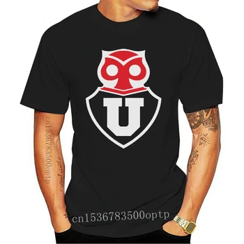 Naujas Universidad De Chile Santiago Futbol Soccerite Camiseta Marškinėliai La U Klasikinis Medvilnės Vyrų Apvalios Apykaklės Trumpas Rankovėmis Tee Viršų