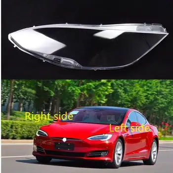 Už Tesla model S 2014 2015 2016 2017 2018 2019 2020 2021 Automobilių Žibintų dangtelis Šviesų Žibinto Korpuso Objektyvas Auto Korpuso Dangtelio