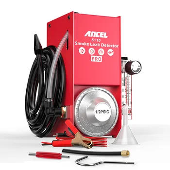 ANCEL S110 Pro Dūmų Nuotėkio Detektorius Kuro Vamzdis, Nuotėkio Ieškiklis Su Oro Siurblys EVAP Diagnostikos Įrankis, Dūmų Generatorius Automobilių Moto