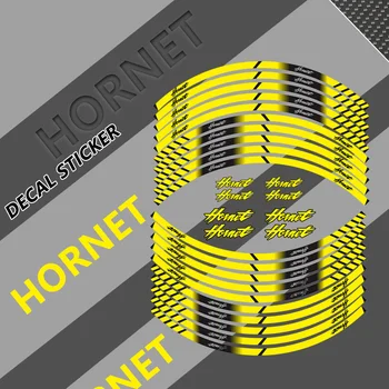 NAUJAS Aksesuarai: HONDA HORNET hornet Motociklo Rato Lipdukas Padangų Vandeniui Reflectives Apsaugos Lipdukai Lipdukai Hornet