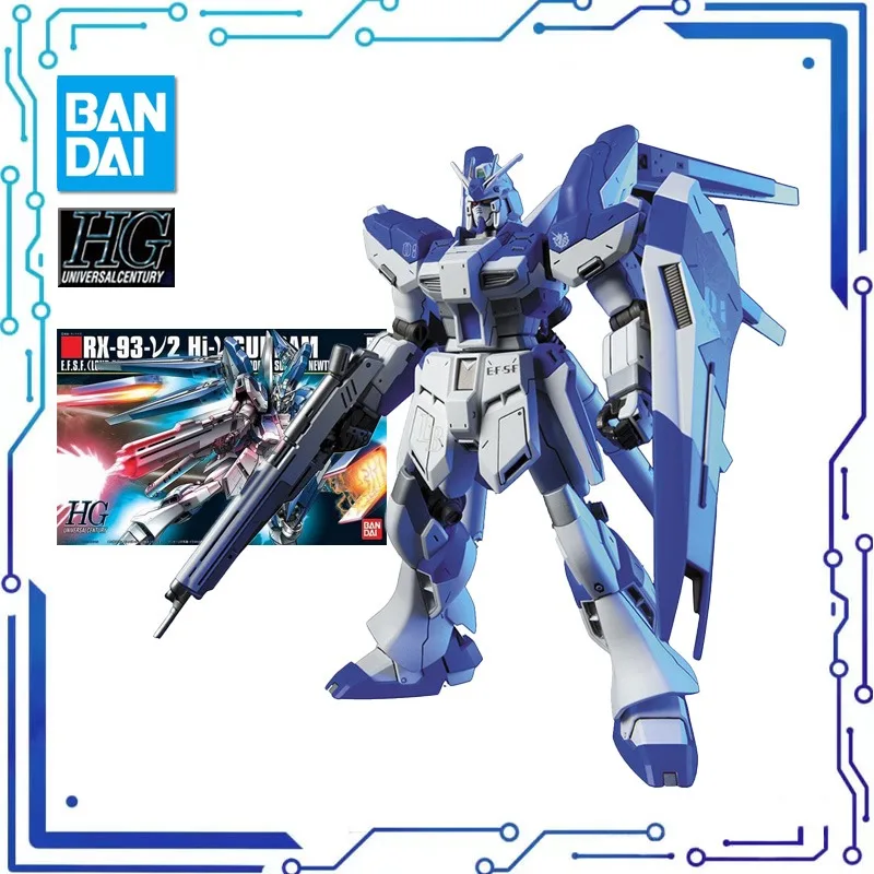 BANDAI Anime HG 1/144 RX-93-v2 Živ Naujų Mobiliojo ryšio Ataskaita Gundam Asamblėjos Plastiko Modelio Rinkinio Asamblėjos Plastikiniai Modelis Rinkinys Dovanų - 0