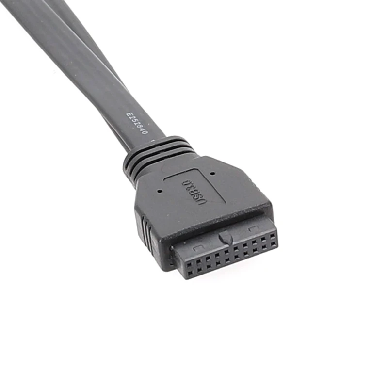 16FB Mainboard USB 19Pin 2 USB3.0 Splitter Kabelis Ekranuotas USB19Pin 2 USB3.0 - 1
