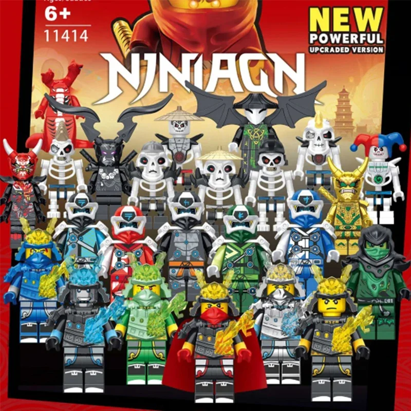 Karšto Žaislai Ninja Mini Pav Blokai Jay Zane, Ka Nya Wu Garmadon ryklys vyras Anime ir animacinių filmų Veiksmų Skaičius, Surinkimas Vaikams, Žaislai - 2