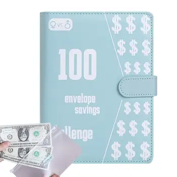 100 Paketas Iššūkis Rišiklio Biudžeto Knyga Su Pinigų Vokai Taupymo Rišiklio Pinigų Vokai Sutaupyti Pinigų Lengva Ir Paprasta