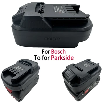 Baterijos Adapteris Bosch 18V Baterija BAT609 BAT618, kad Parkside 20V Bevieliuose Elektros Įrankiuose , Konverteris elektrinių Įrankių Priedai