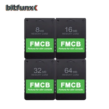Bitfunx Fortuna FMCB Free McBoot Atminties Kortelę Sony Playstation 2 PS2 Slim Žaidimų Konsolę