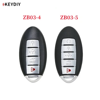 1PCS KEYDIY Universalus KD Smart Klavišą ZB Serijos ZB03-4 ZB03-5 KD-X2 Automobilio Raktas Nuotolinio Pakeitimo Tinka 2000 Modeliai 