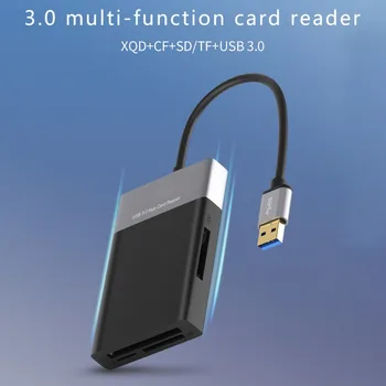KILIMAS-XQD Kortelių Skaitytuvas Multi Atminties Kortelių Skaitytuvas Su 2 X USB 3.0 HUB Adapteris, Skirtas 