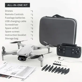 4K vaizdo Kameros GPS FPV Brushless RC Sraigtasparnis HD Dual Camera, Mini Drone Pagal 250G 5G Wifi L900 PRO SE Drone