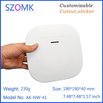 4 Pcs190*190*40mm aukštos kokybės smart home wifi router plastikinę dėžutę, elektronikos projekto tvirtinimas prie sienos maršrutizatoriaus korpuso talpyklos