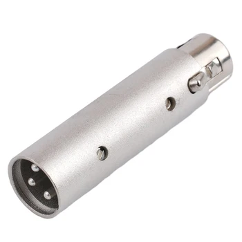 Priedas 3 Pin XLR 5 Pin DMX Arba 5 3 Konverteris Audio Adapteris Metalo jungtinėse bylose Konverteris Pakeičia Pakeitimas Nauja