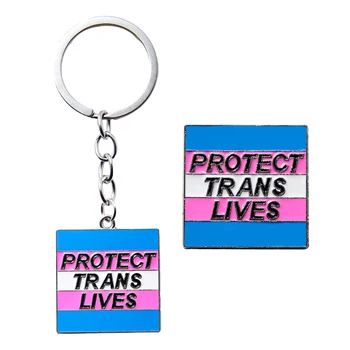 Apsaugoti Trans Asmeninį Gyvenimą Sagė Emalio Spalva Laišką Ženklelis Papuošalai Apdailos Dovana Žmonėms, Socialinės Kartų