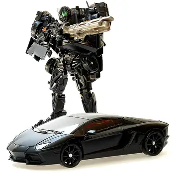 18cm Lydinio Transformacijos Žaislai Lockdown Veiksmų Skaičius, modelis Lamborghini Automobilis Deformacijos Robotas žaislas