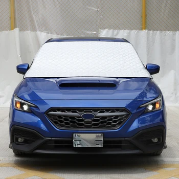 Dėl Subaru WRX 2021-23 Medvilnės, Aksomo Automobilio priekinį Stiklą Sniego Stabdžių Šalna Padengti Vėjo Žiemos Sniego, Ledo Skydas Apdaila, Automobilių Reikmenys