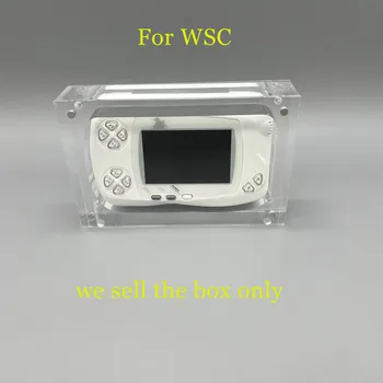 Aukštos Skaidrumo Akrilo Magnetinis Dangtelis Konsolės Laikymo Dėžutė ĮDOMU SWAN Spalva WSC Ekranas Shell Box Žaidimą Priedai