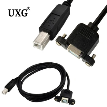 USB 2.0, B Male/B Moters Ausies Spausdinimas per USB Kabelį, B Male B Moterų Varžto Skylę Fiksavimo 0,25 m 0,5 m 1m 1,5 m