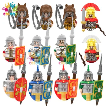 Vaikams Žaislai Viduramžiais Sunkiųjų Pėstininkų Karių Blokai Romėnų Šimtininkas Sumos Švietimo Žaislai Berniukams Kalėdų Dovanos