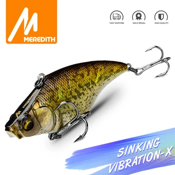 MEREDITH 75mm 19g Multi-Purpose Vibracijos-X Žvejybos Masalas, Giluminis Nardymas Wobblers Dirbtinių Spręsti