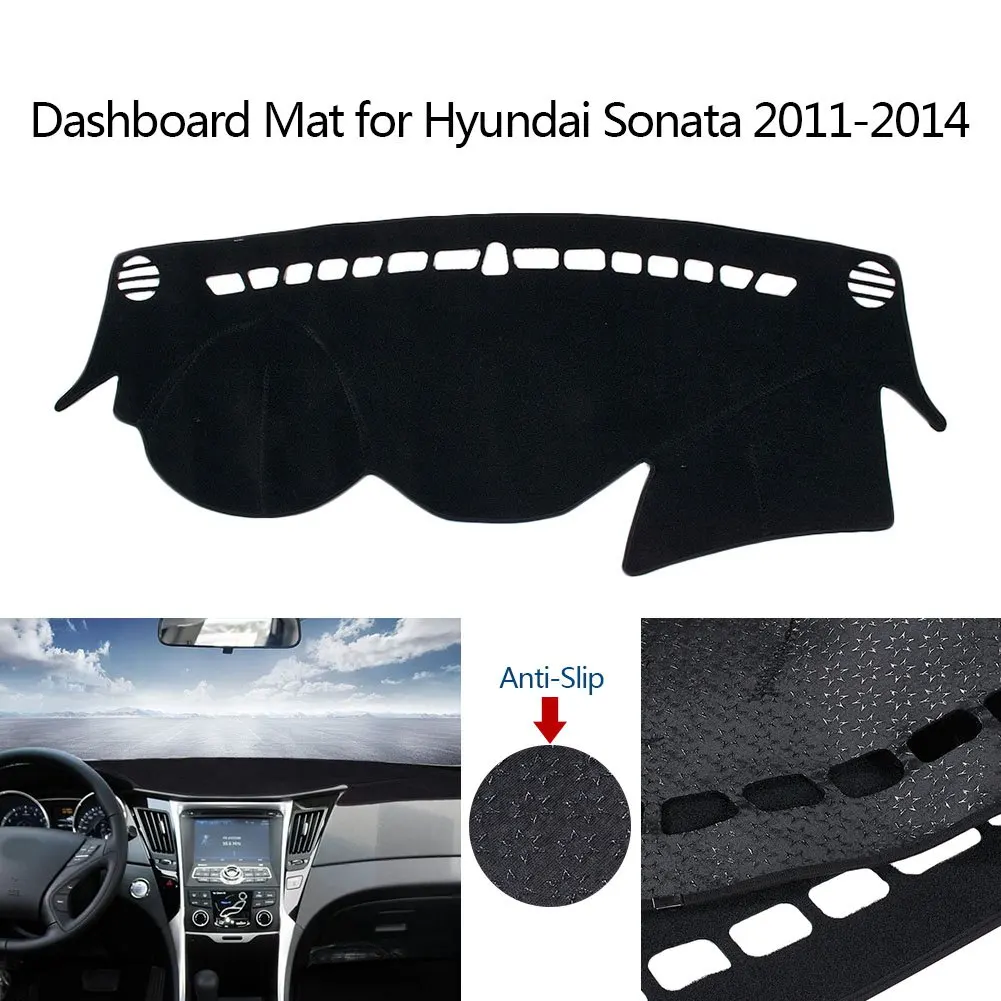 Automobilio Prietaisų Skydelio Dangtelis Hyundai Sonata 2011 2012 2013 2014 Dashmat Mygtukai Prietaisų Skydelio Kilimų Brūkšnys Mat Saulė Pavėsyje Kairėje Ratai - 0