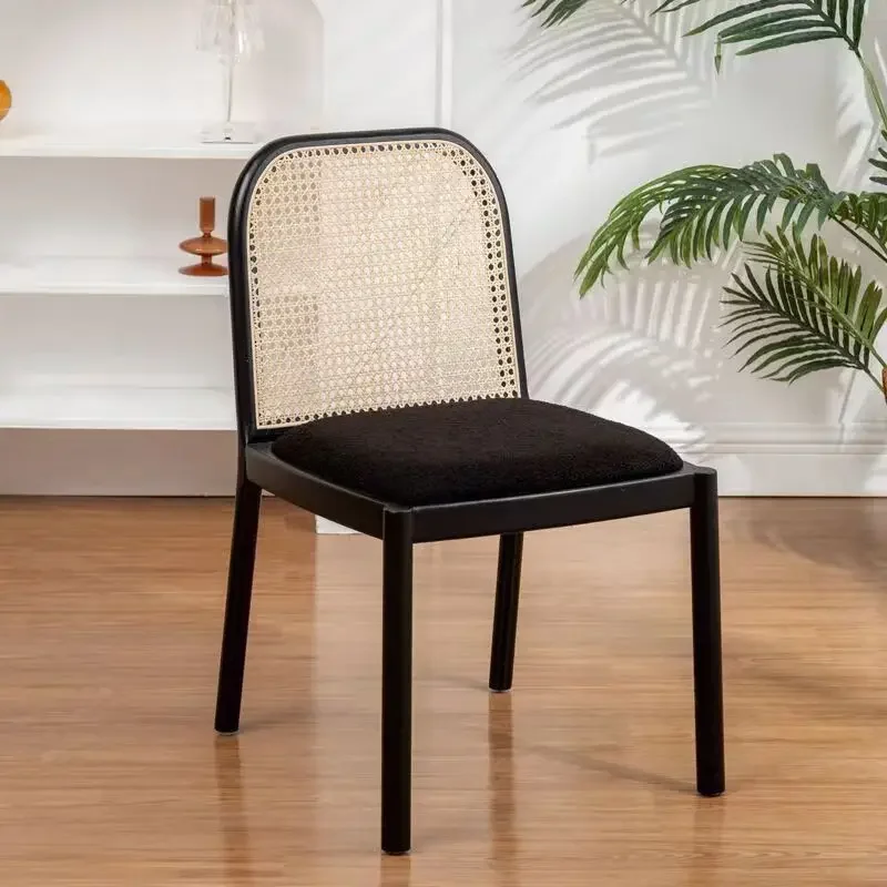 O66Medieval rotango valgomojo kėdė Šiaurės šalių namų masyvo, medžio rotango kėdės nugaros minkštas wrap flannelette hotel restaurant rotango kėdė - 1