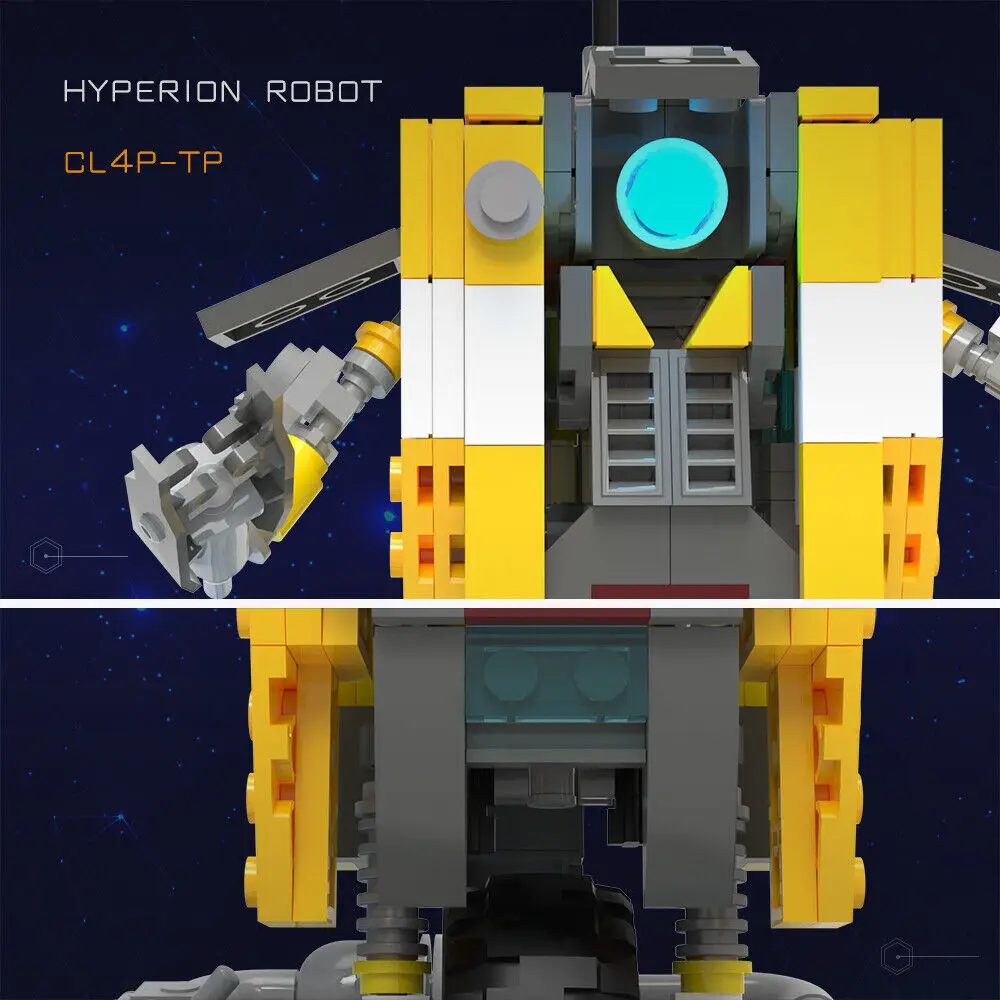 CL4P-TP Robotas su Pagrindo 645 Gabalai iš Pirmojo Asmens Šaudyklės Žaidimas SS Statyti - 3