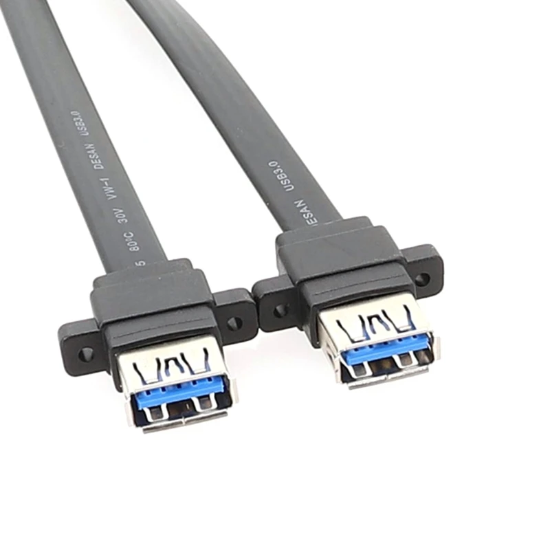 16FB Mainboard USB 19Pin 2 USB3.0 Splitter Kabelis Ekranuotas USB19Pin 2 USB3.0 - 3