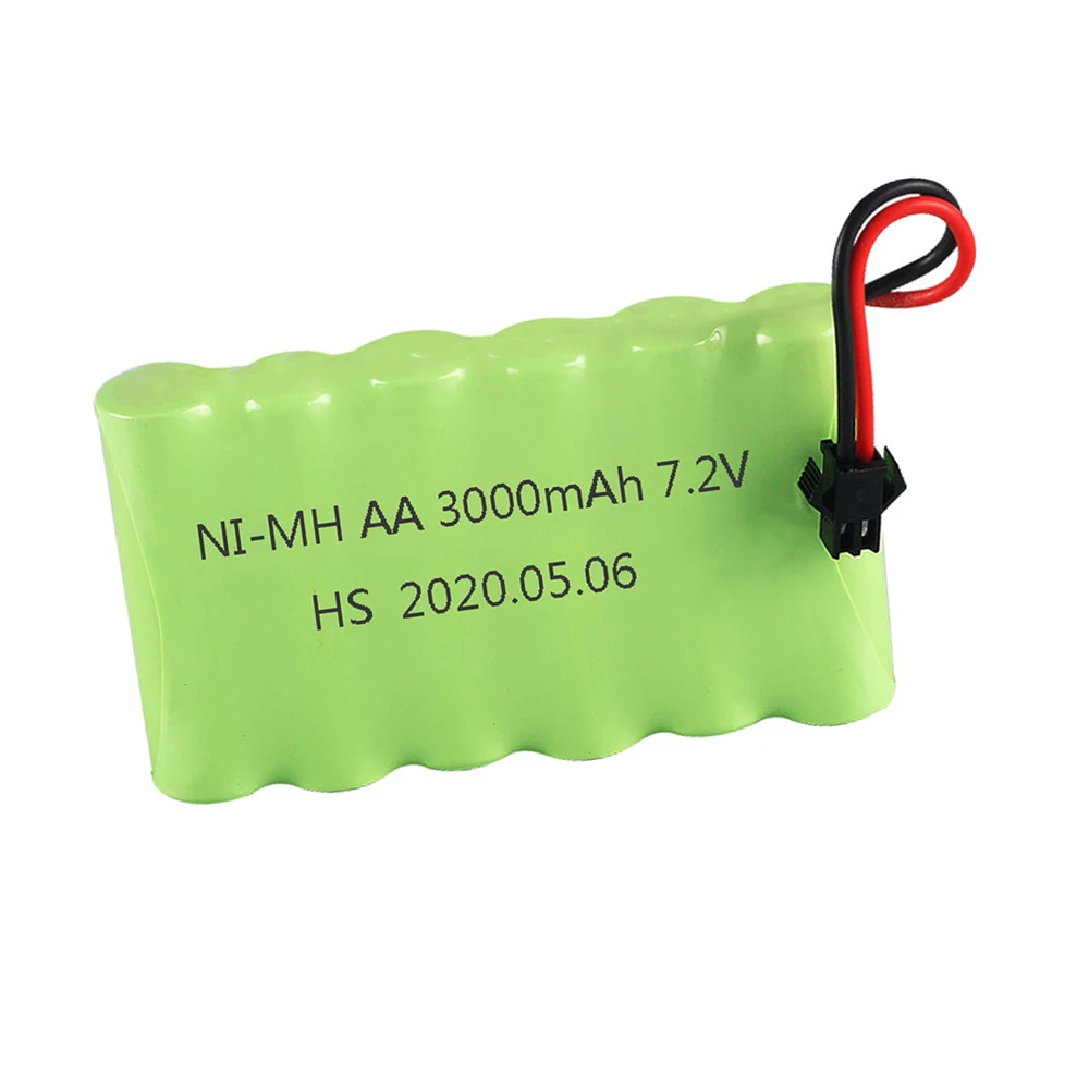 M modelis NIMH Baterijos 7.2 V 3000mah Baterija su Krovikliu nustatyti Rc Žaislas Automobilius, Laivus, Ginklus, Ni-MH AA 2800mah 7.2 v Įkrovimo Baterija (akumuliatorius - 5