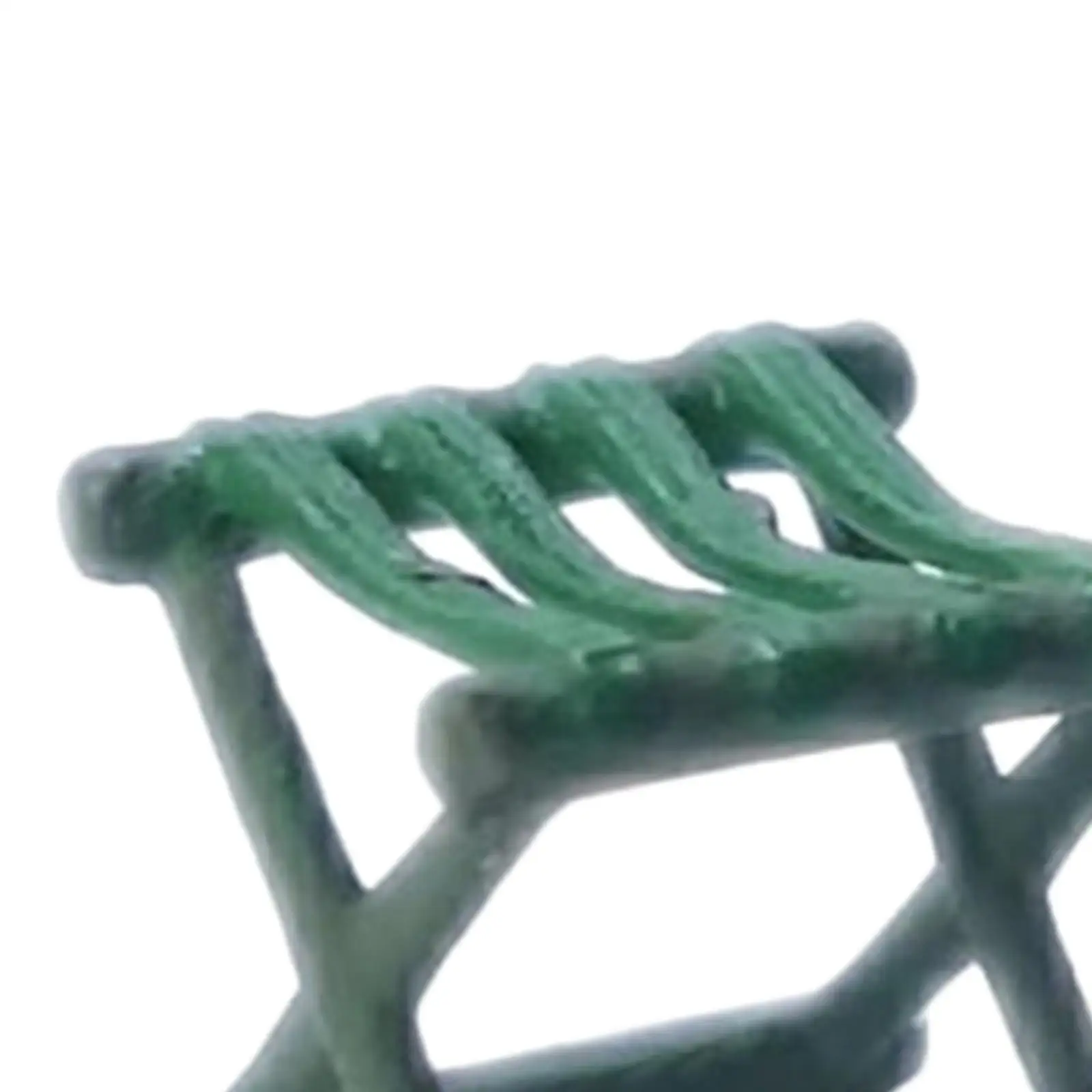 Derva 1/64 Lankstymo Kėdžių Išdėstymas Dekoro Kolekcijas, Pasakos Sodo Traukinių Architektūros Filmo Rekvizitai Miniatiūrinės Scenos Dioramas - 5